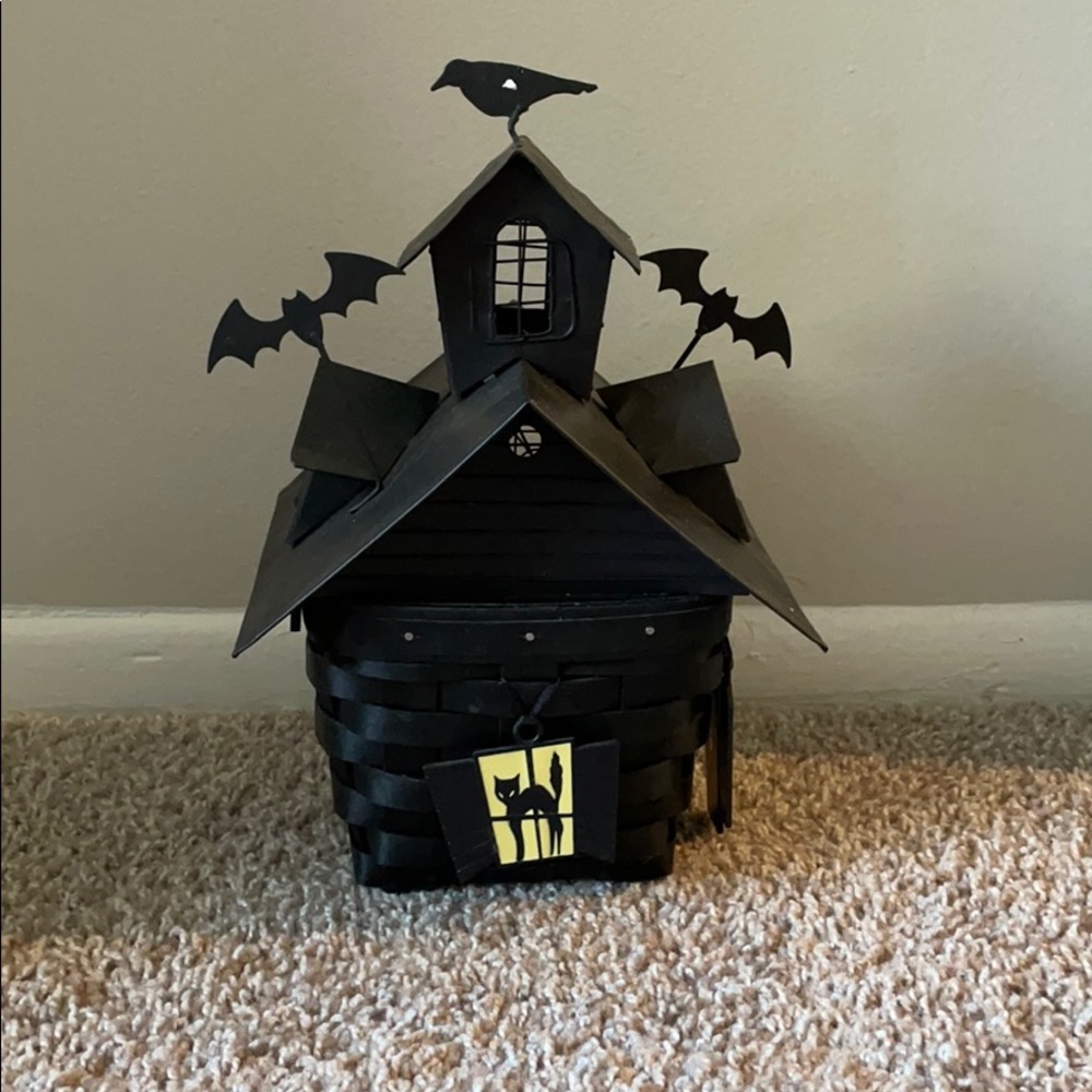 Longaberger haunted house basket